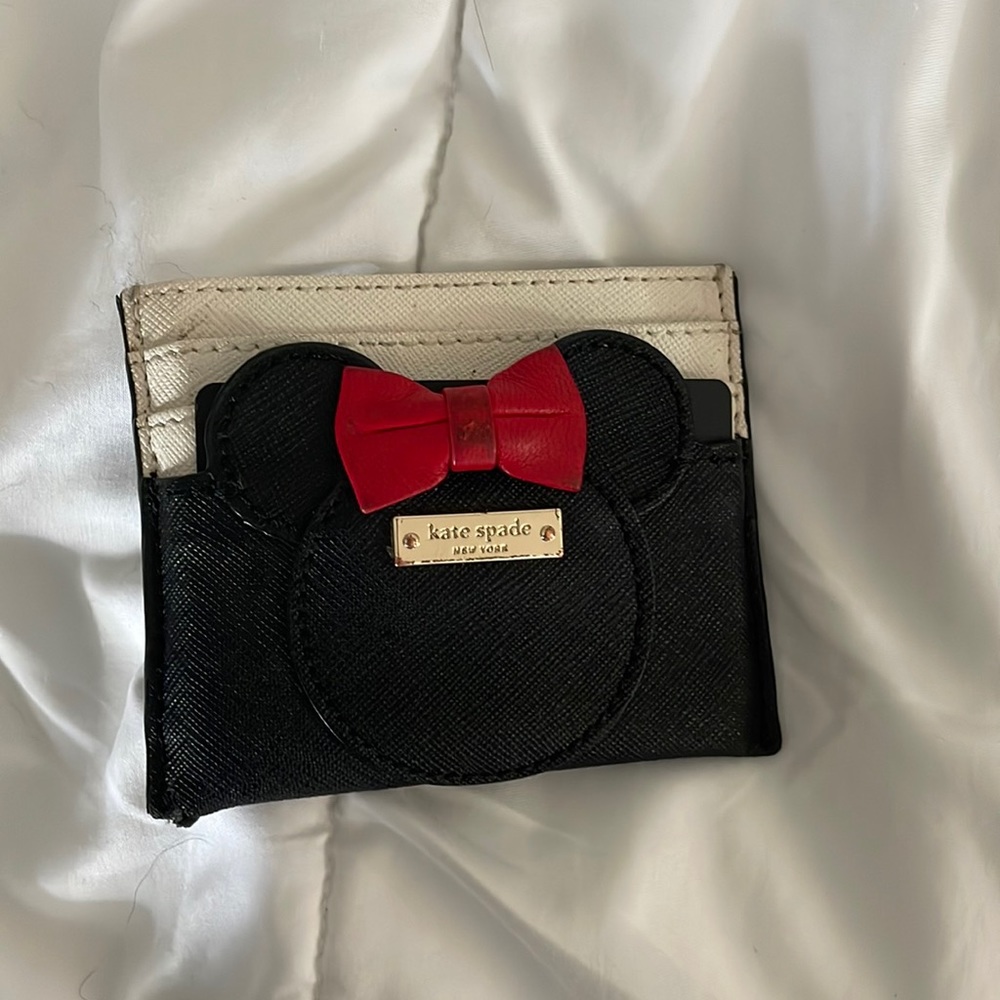 Minnie Mouse Kate spade card wallet.